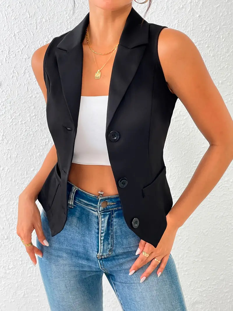Camilya | Elegante Gilet met Moderne