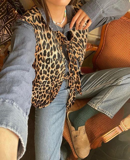 Aleen | Leopard Print Blouse
