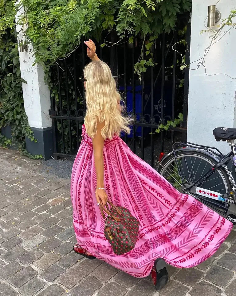 Jeanne | Zomerse Boho Maxi Jurk