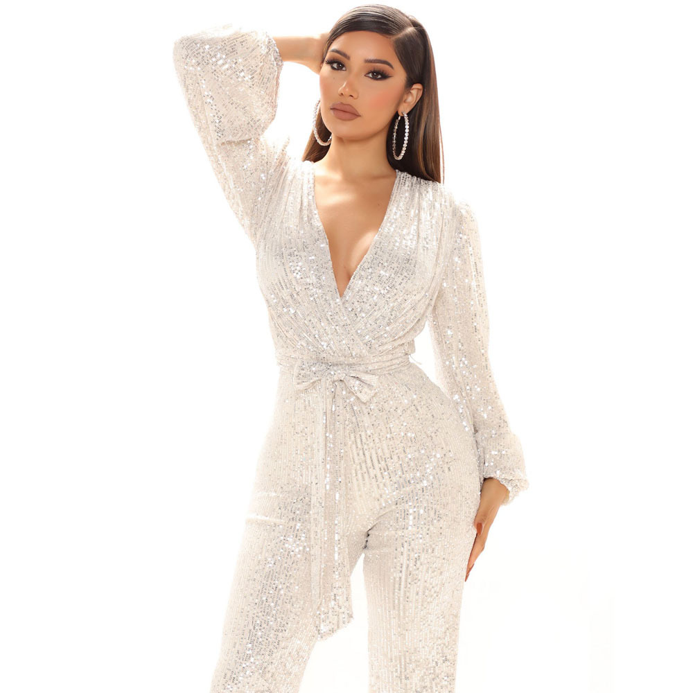 Layla | Glamoureuze Glitter Jumpsuit