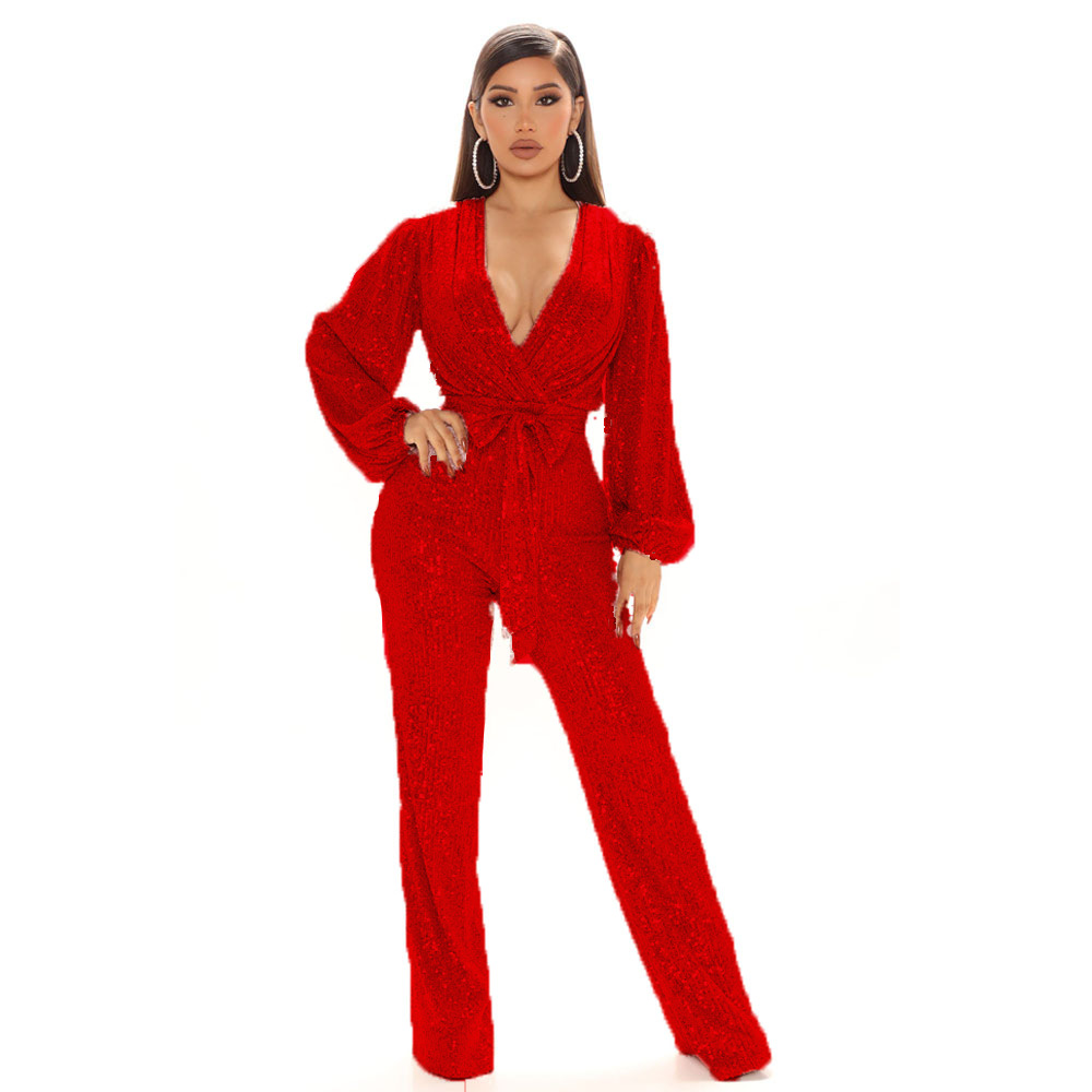 Layla | Glamoureuze Glitter Jumpsuit