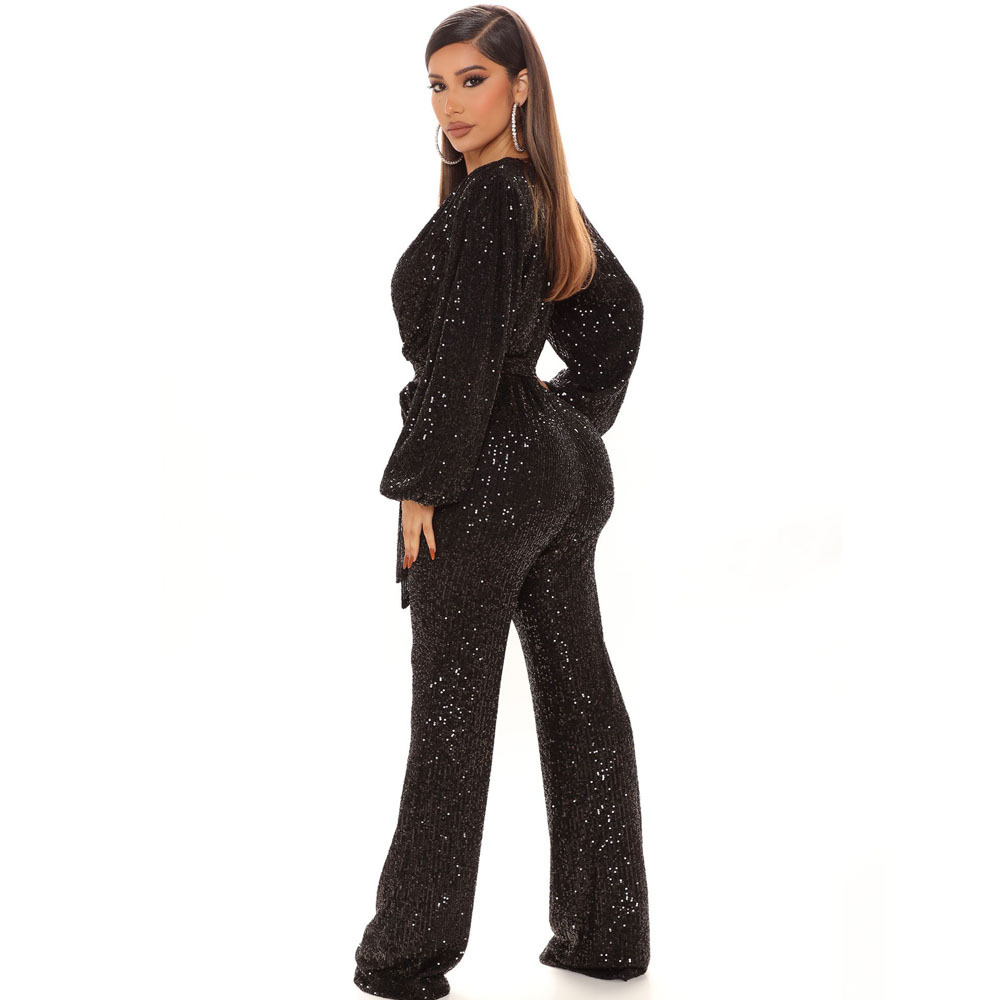 Layla | Glamoureuze Glitter Jumpsuit