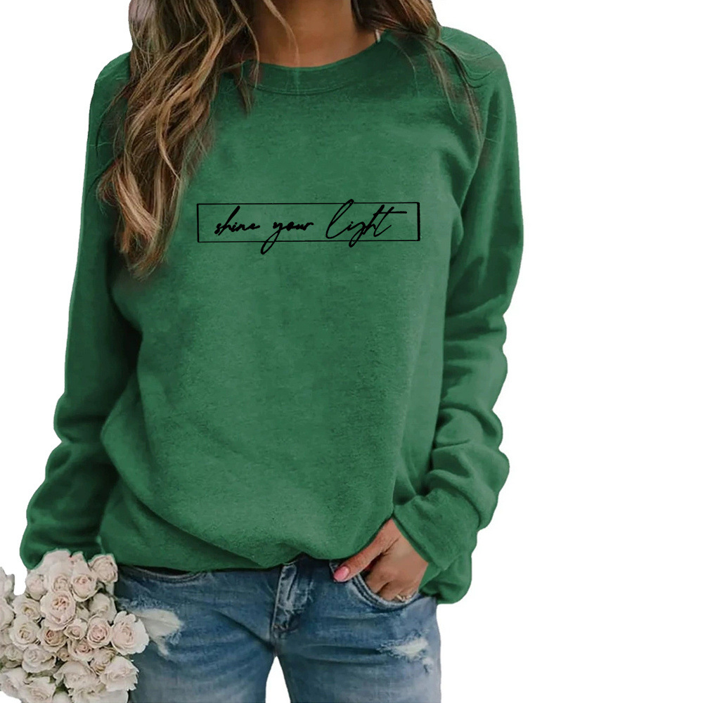 Marije | Casual Sweatshirt with Motivational Print
