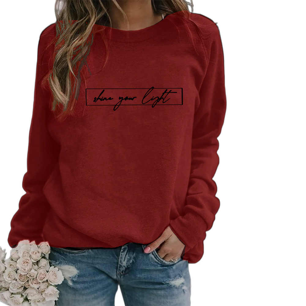 Marije | Casual Sweatshirt with Motivational Print