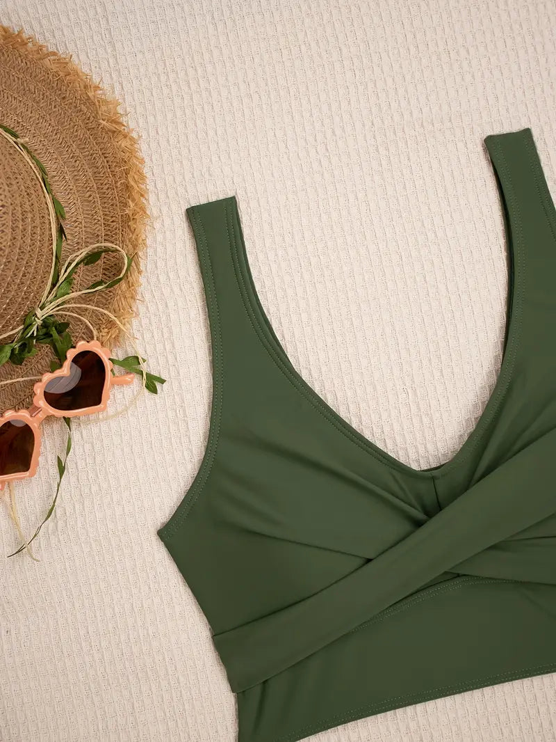 Fenella | Legergroen Active Bikini Set
