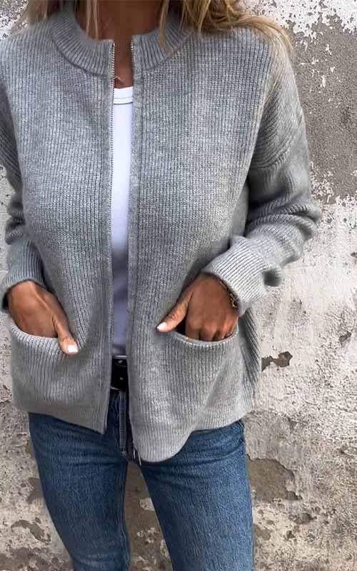 Zacht Comfortabel Dames Vest Met Zakken