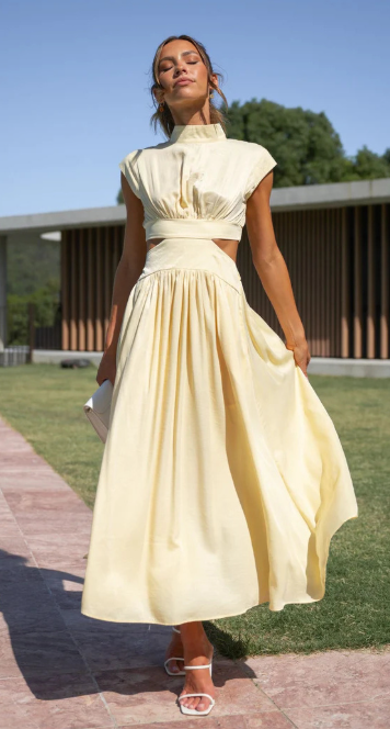 Carlynn | Elegante Mouwloze Maxi Jurk