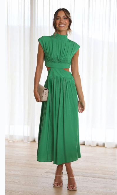 Carlynn | Elegante Mouwloze Maxi Jurk