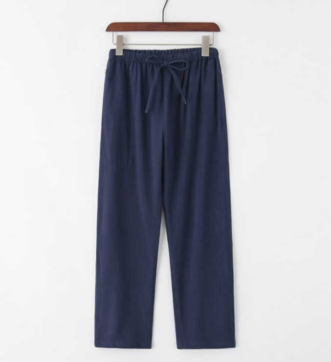 Davy | Luchtige Linnen Look Broek met Trekkoord