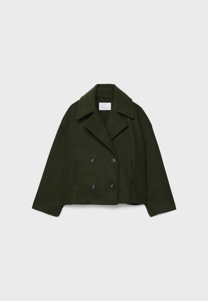 Trendy Chique Vrouwen Peacoat Jas Met Knopen