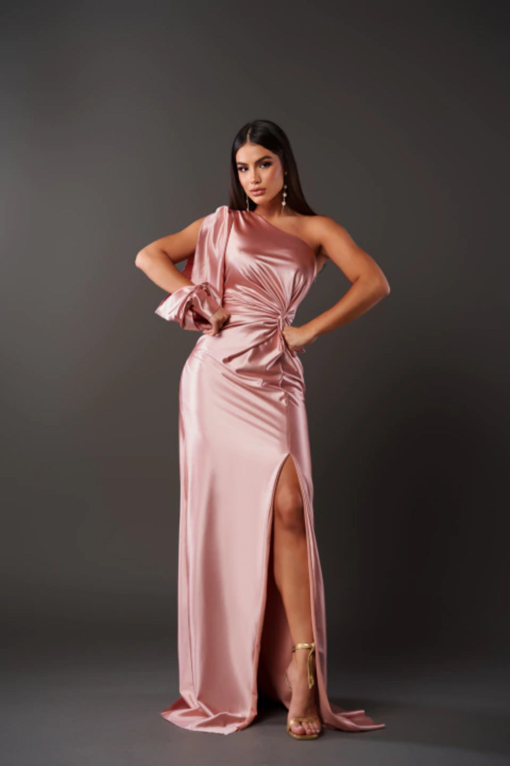 Rilynn | Elegant One-Shoulder Dress Galajurken