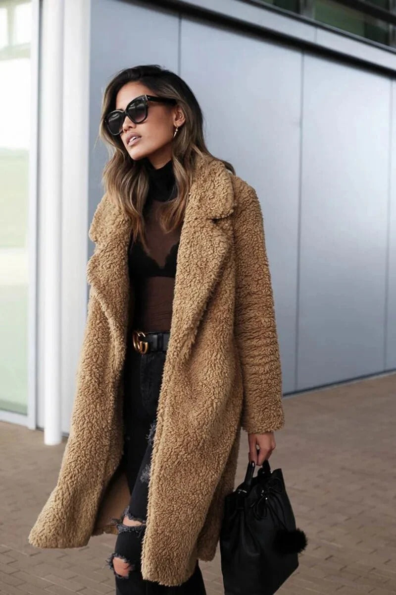 Trendy Comfortabele Teddy Dames Jas