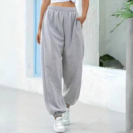 Comfortabele Losse Dames Jogger Met Elastische Tailleband