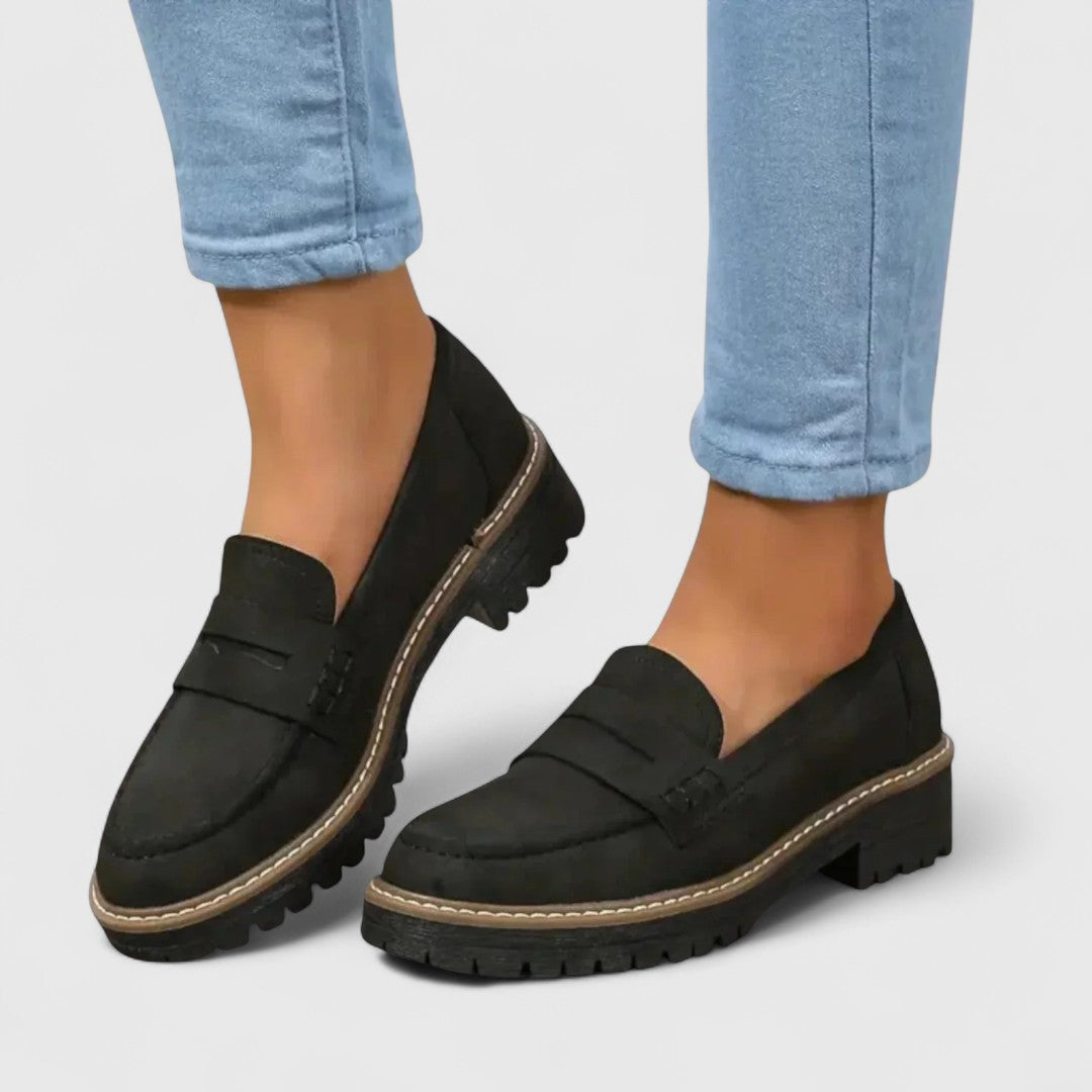 Elegante Orthopedische Loafers Met Groffe Zool