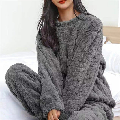 Zachte Teddy Loungewear Set van Fleece voor Dames