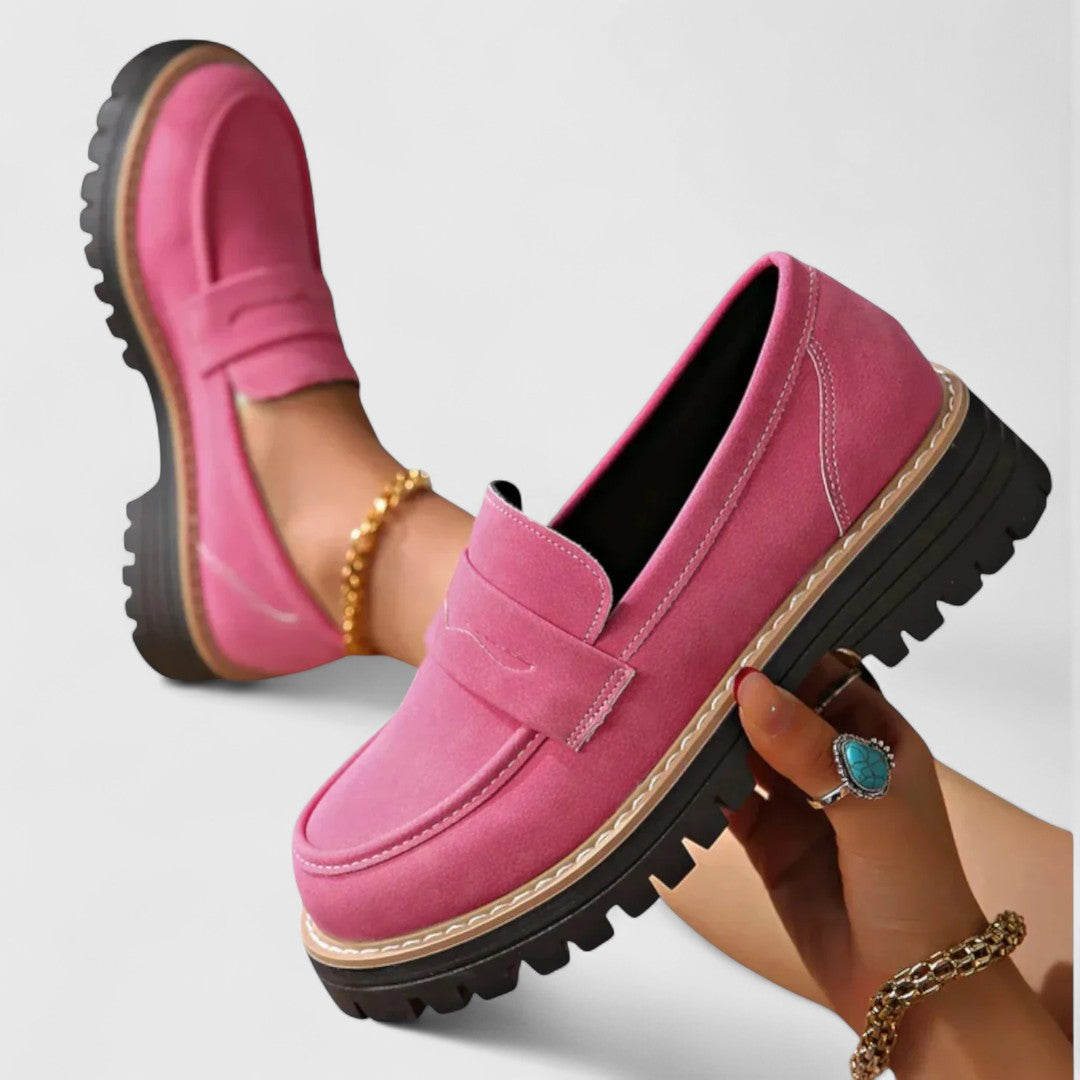 Elegante Orthopedische Loafers Met Groffe Zool