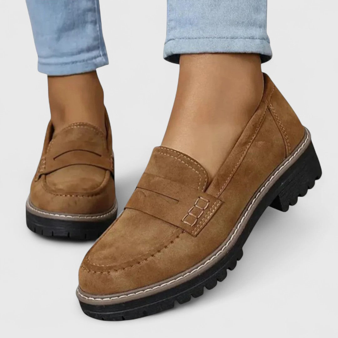 Elegante Orthopedische Loafers Met Groffe Zool