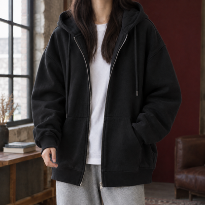 Lola-Hope Oversized Hoodie - Black