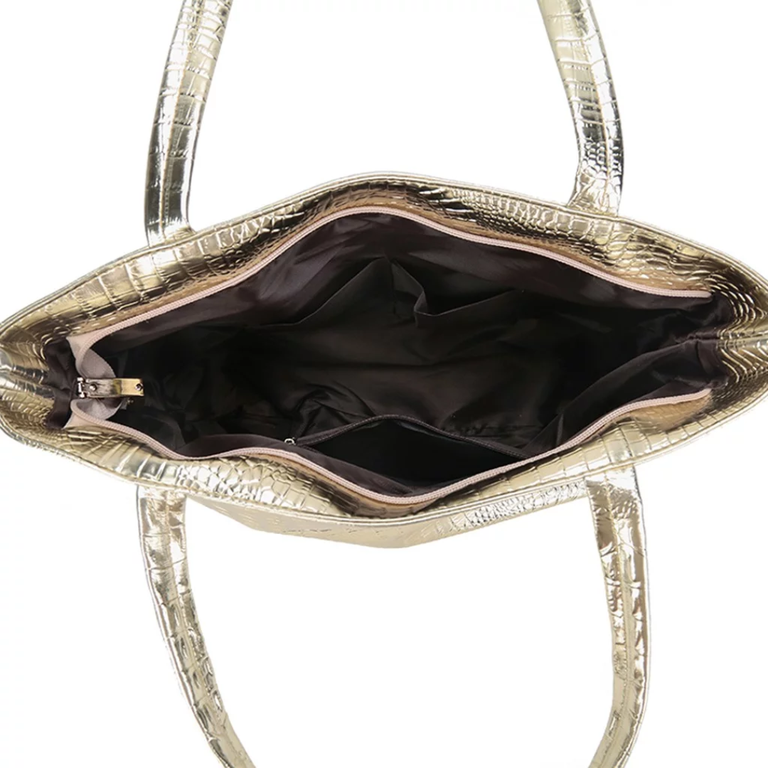 Calliope | Luxe Croco-Textuur Tas
