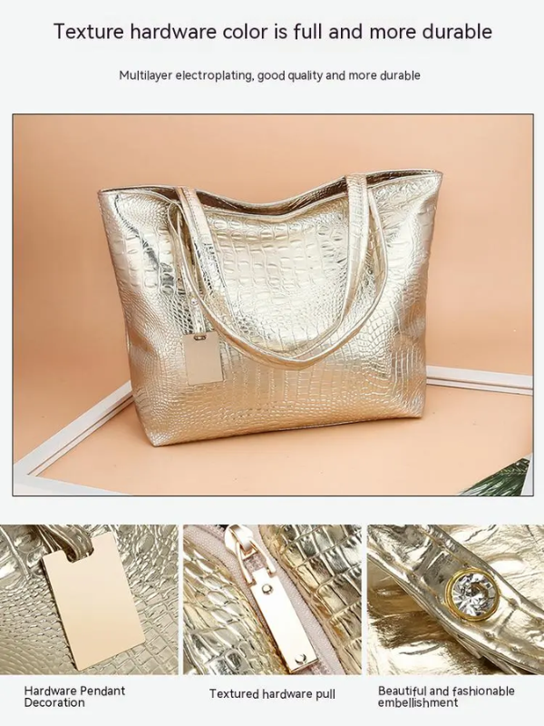 Calliope | Luxe Croco-Textuur Tas