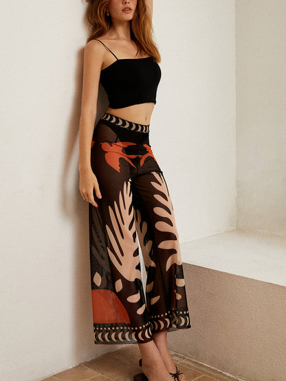 Belena | Bohemien Mesh Palazzo Broek