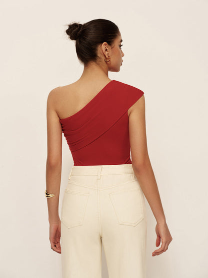 Becka | Elegante One-Shoulder Top