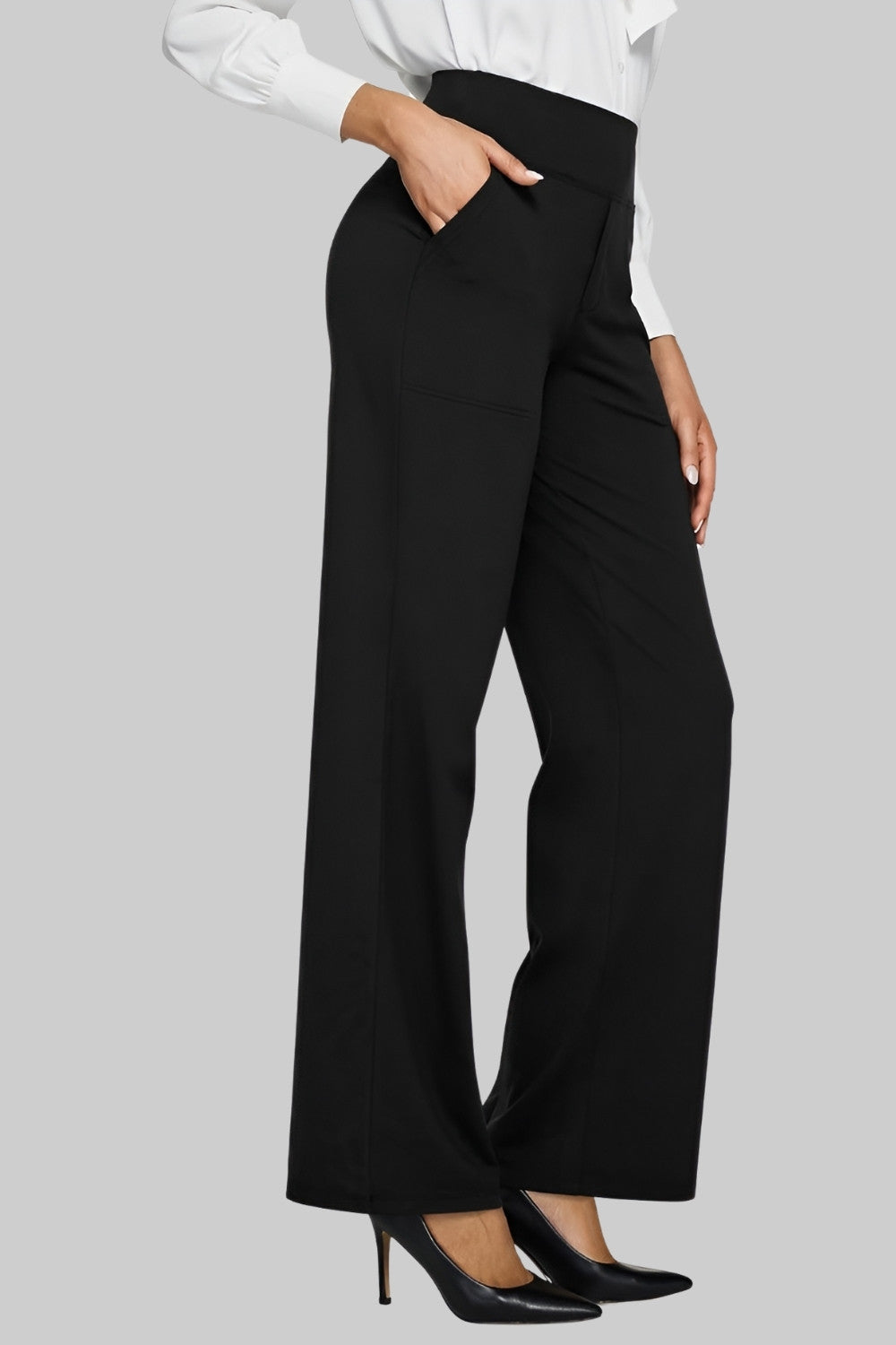 UGG Judie high waist wide fit loungebroek met logoband • Zalmroze • de UGG Judie high waist wide fit loungebroek met logoband • Zalmroze • de