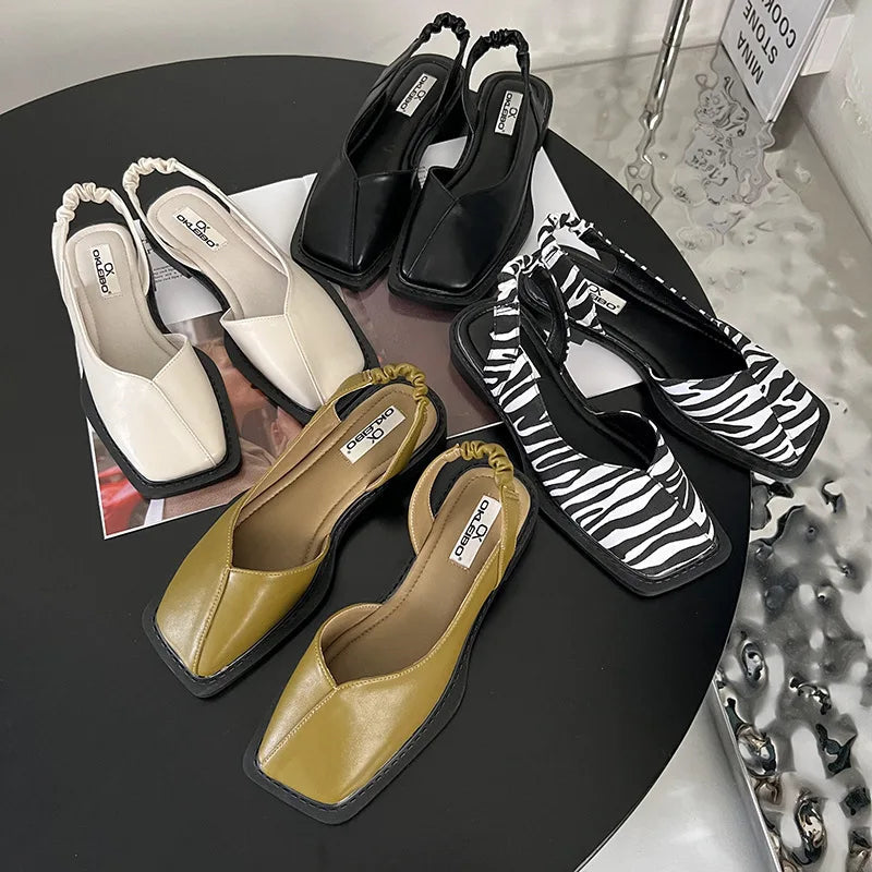 Fannia | Moderne Slingback Flats