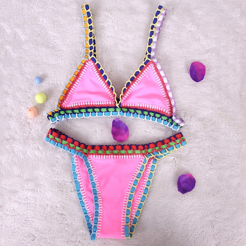 Dory | Gehaakt Boho Bikini Set met Stretch Top