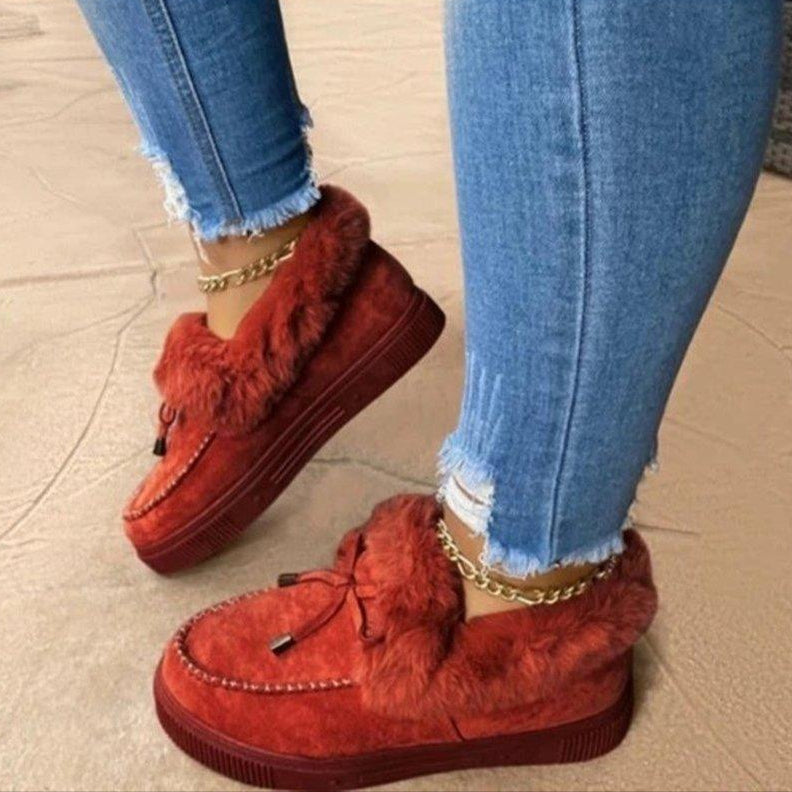 Warme Comfortabele Dames Pantoffel Met Luxe Bont