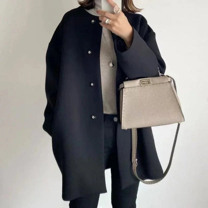 Manteau Long Oversize en Coton pour Femme - Emilia Lane
