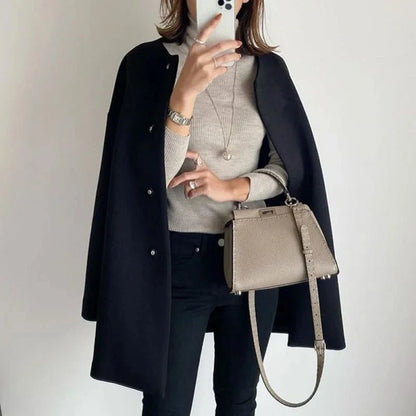 Manteau Long Oversize en Coton pour Femme - Emilia Lane