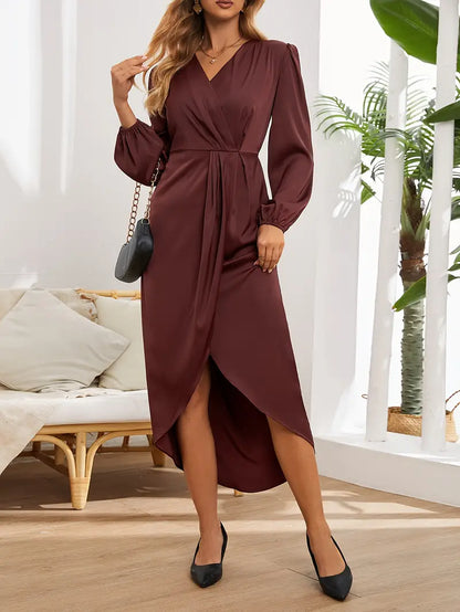 Diana | Elegante Wrap Maxi Jurk voor Dames