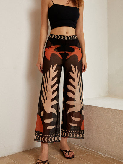 Belena | Bohemien Mesh Palazzo Broek