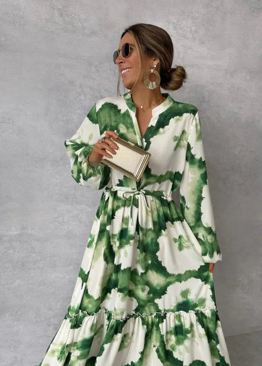 Barbi | Zomerse Tie-Dye Maxi Jurk