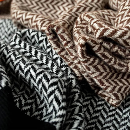 Stijlvolle Retro Gestreepte Dames Coltrui met Lange Mouwen