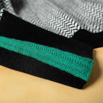 Stijlvolle Retro Gestreepte Dames Coltrui met Lange Mouwen