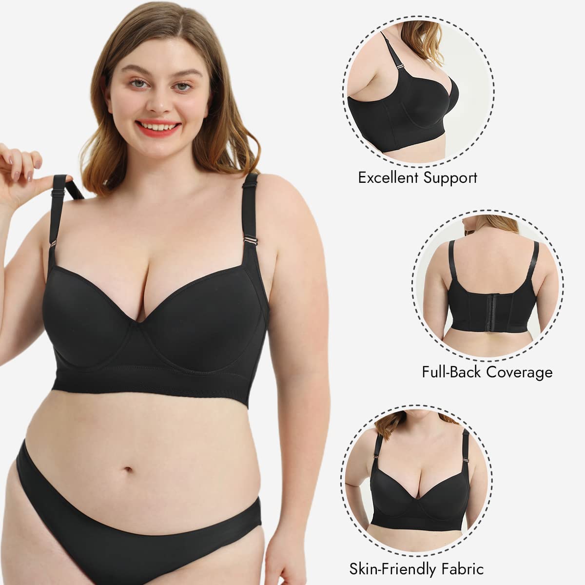 Tanya | Push-Up Back Smoothing Bra