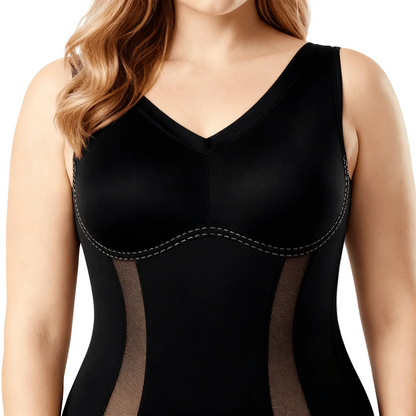 Quinara | Women's Slimming Bodysuit Full Body Shaper - Brown - Image 11