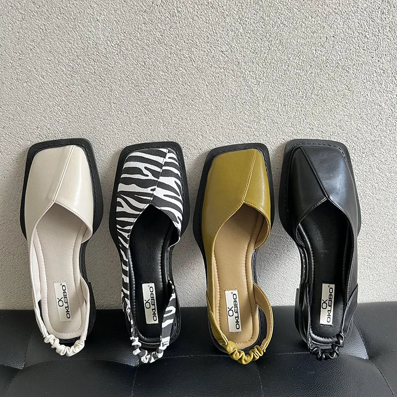 Fannia | Moderne Slingback Flats