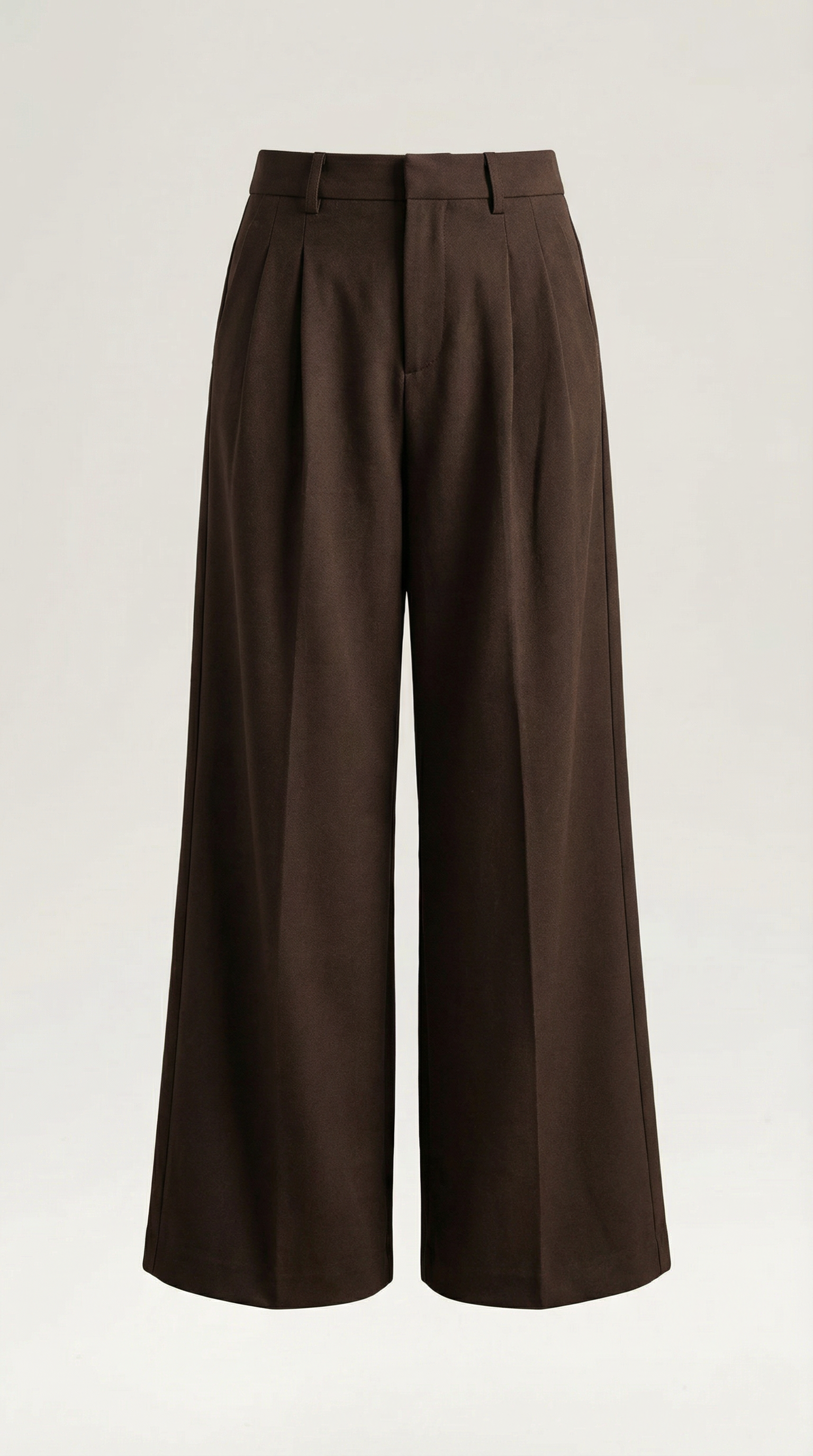 Pantalon confortable pour femmes à taille haute et jambes larges