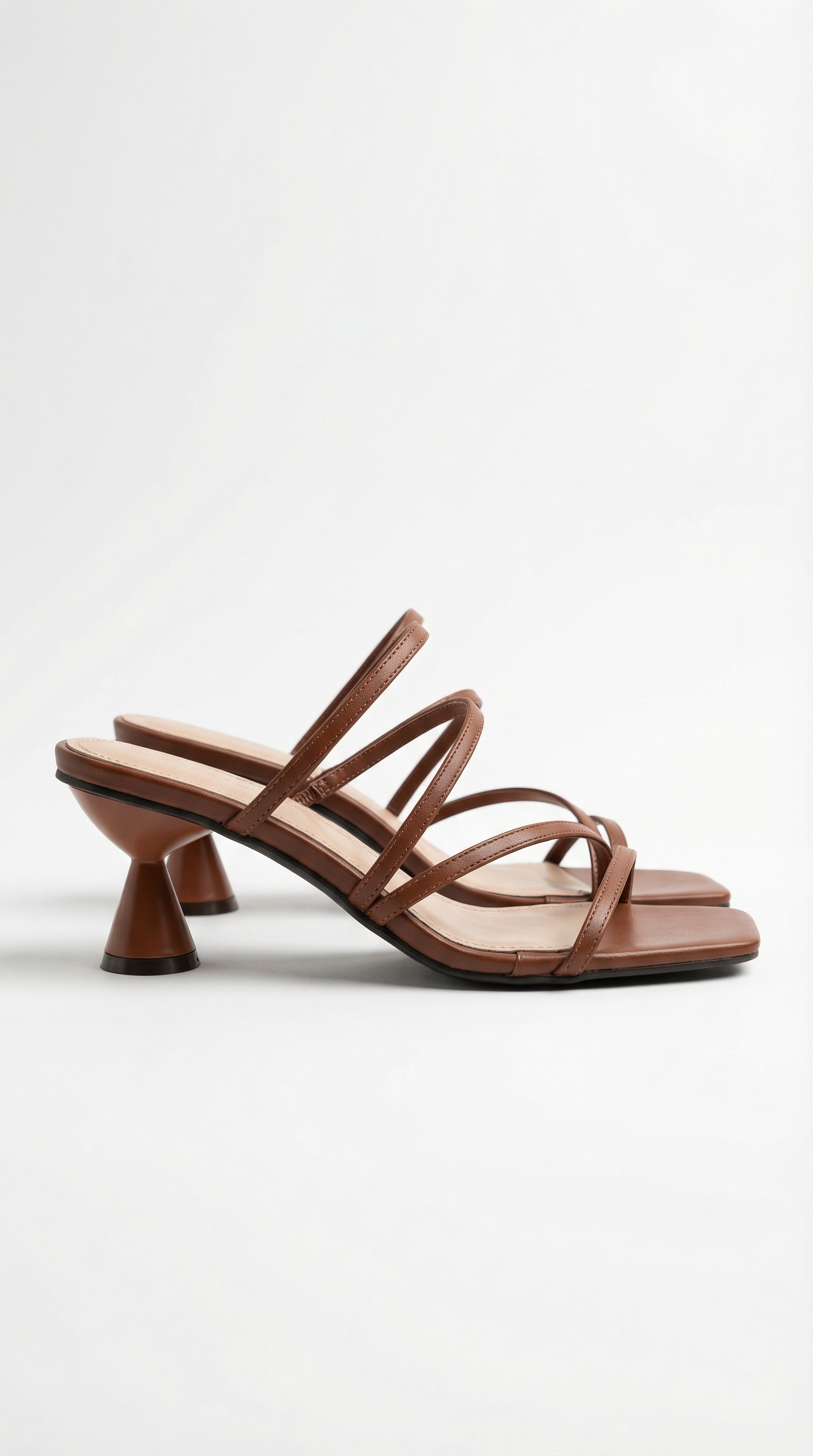 Sandalen Met Bandjes En Kitten Heel Voor Dames