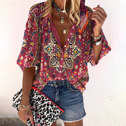 Adda | Boho-Inspiratie met Bloemenprint