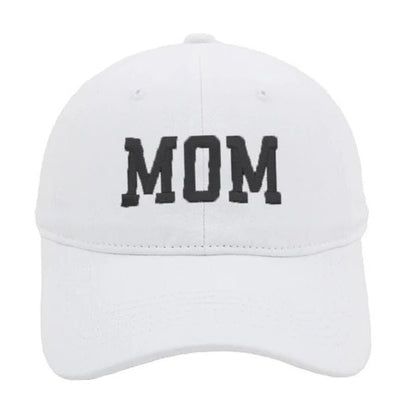 Stijlvolle Baseball Pet met Geborduurde Mom/Dad Lettering