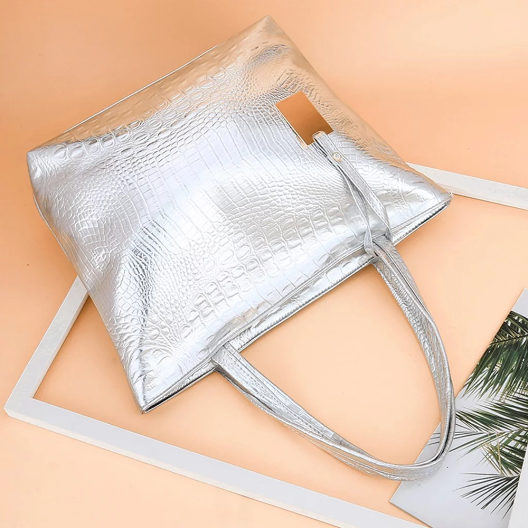 Calliope | Luxe Croco-Textuur Tas