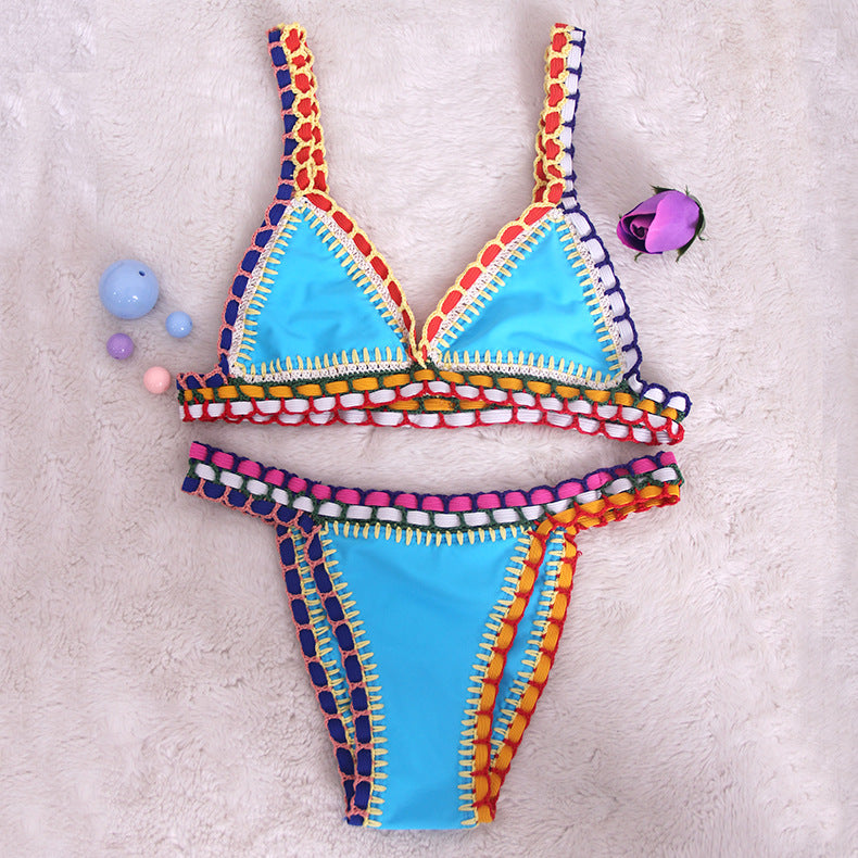 Dory | Gehaakt Boho Bikini Set met Stretch Top