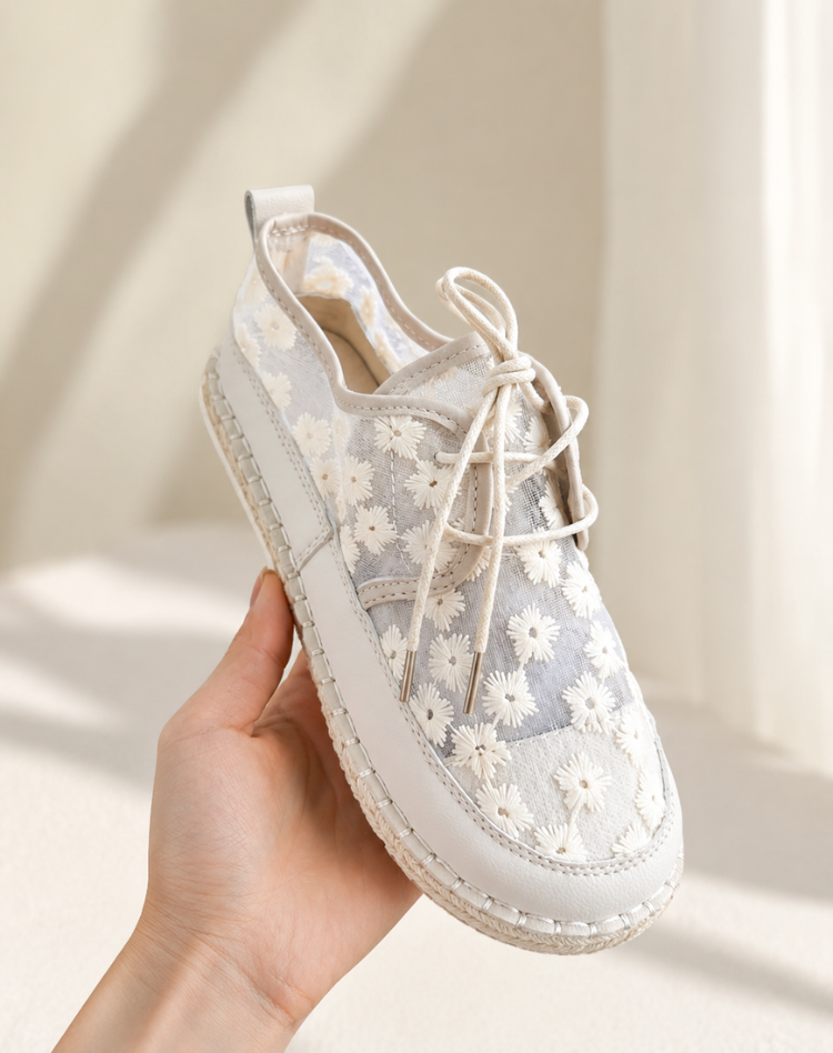 Elly | Bloemenmotief Sneakers