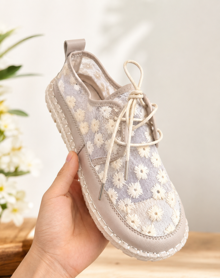 Elly | Bloemenmotief Sneakers