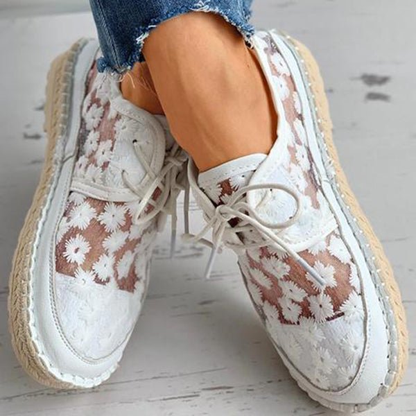 Elly | Bloemenmotief Sneakers