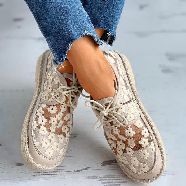 Elly | Bloemenmotief Sneakers